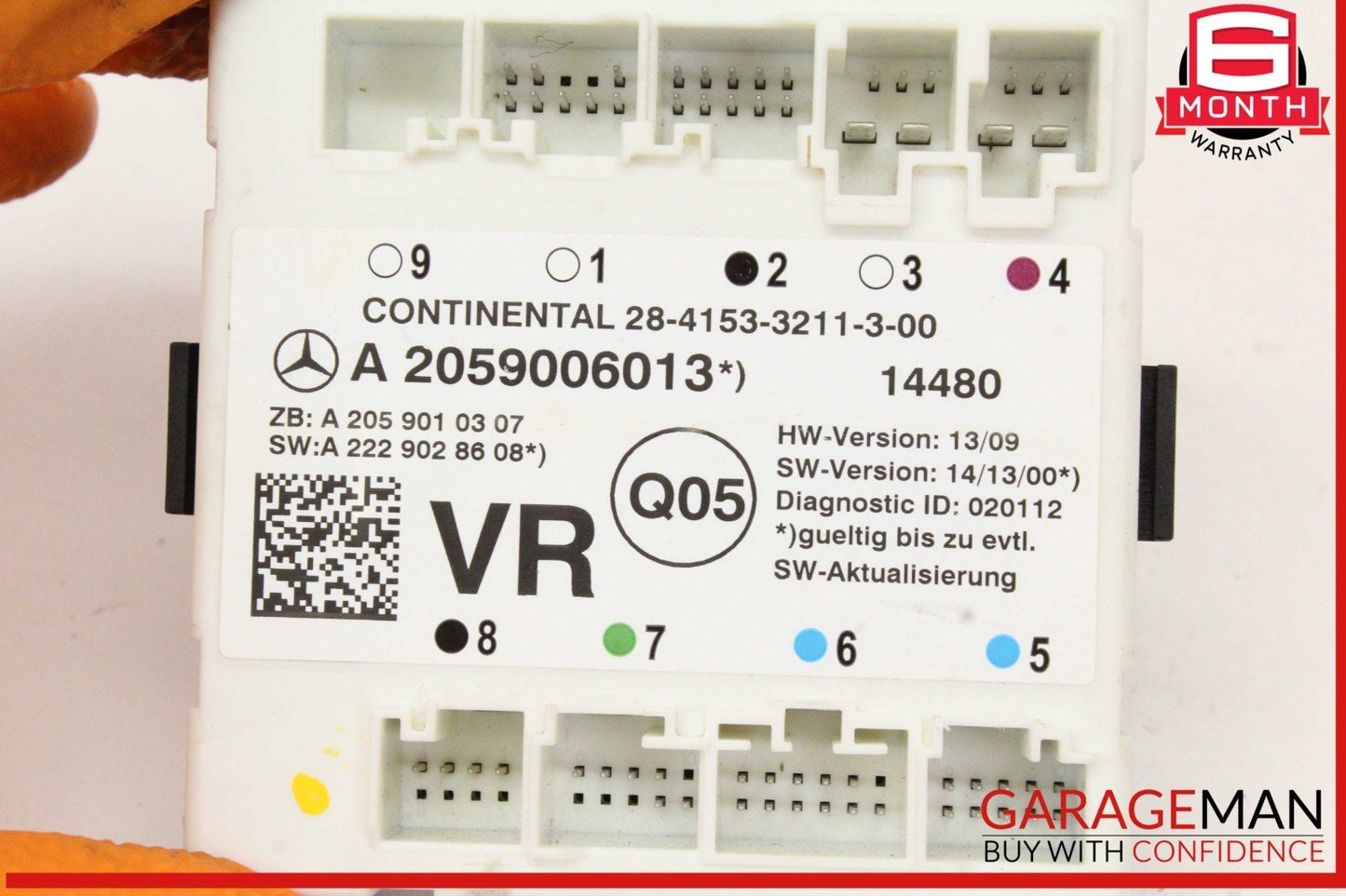 15-18 Mercedes W205 C300 Front Right Passenger Side Door Control Module Unit OEM