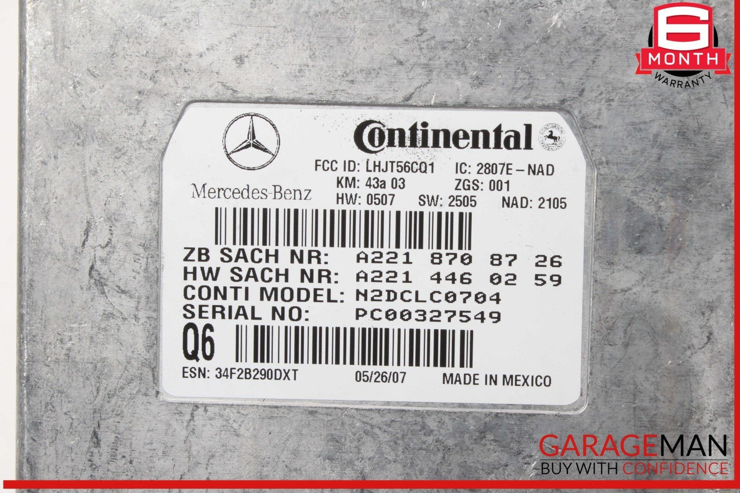 Mercedes W211 E350 Voice Communication Control Module 2218708726 OEM