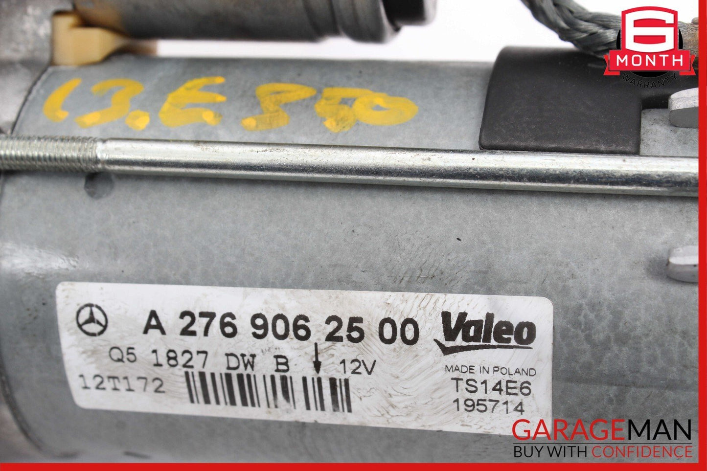 12-16 Mercedes E350 SLK350 ML350 GLE350 3.5L V6 Valeo Engine Starter Motor OEM
