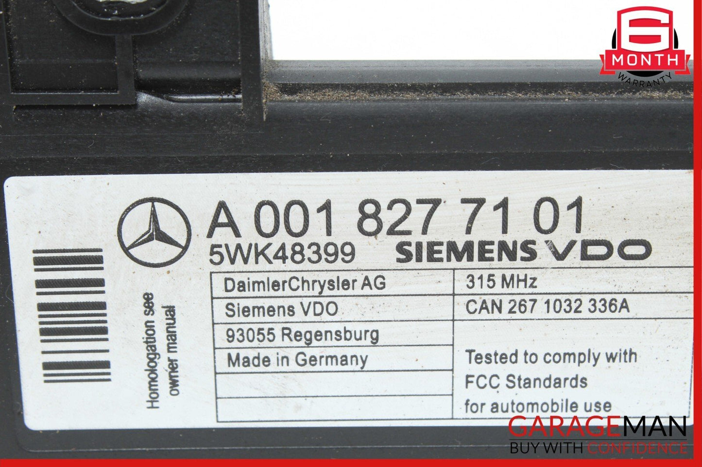 07-13 Mercedes W211 E550 Tire Pressure Monitoring System TPMS Receiver Module