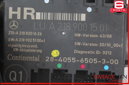 08-18 Mercedes W204 C300 C250 E550 Rear Right Side Door Control Module Unit OEM