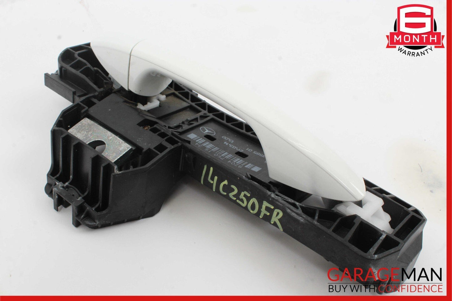 12-14 Mercedes W204 C300 C250 Right Passenger Exterior Door Handle Polar White