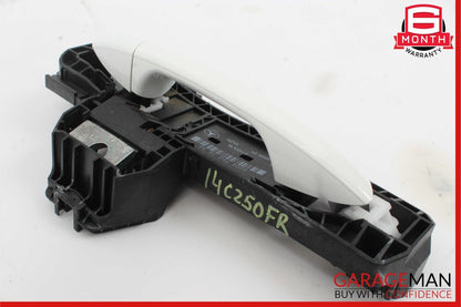 12-14 Mercedes W204 C300 C250 Right Passenger Exterior Door Handle Polar White