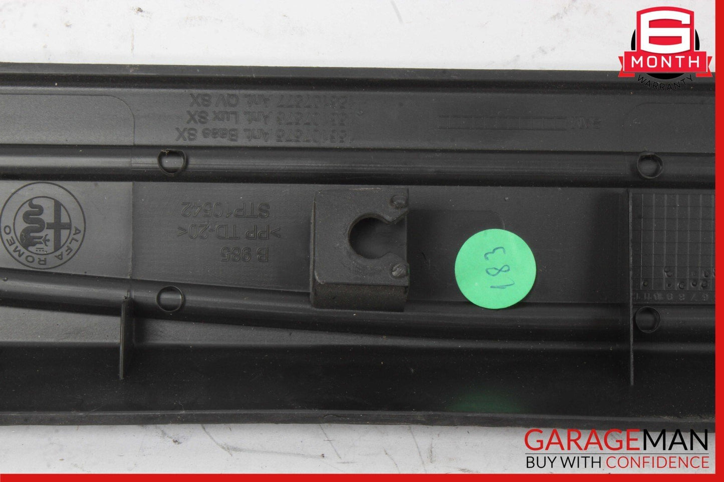 17-22 Alfa Romeo Giulia Front Left Door Sill Kick Plate Trim Cover 156107575 OEM