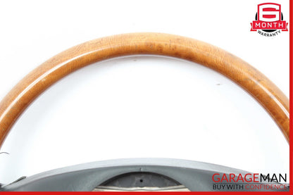 07-10 Mercedes W221 S550 CL550 4 Spoke Steering Wheel With Paddle Shifters Wood