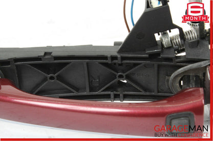 00-06 Mercedes W220 S430 Front Right Side Keyless Go Exterior Door Handle Red