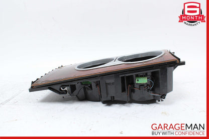 06-12 Mercedes X164 GL450 GL550 ML63 Center Console Cupholder Cup Holder Wood