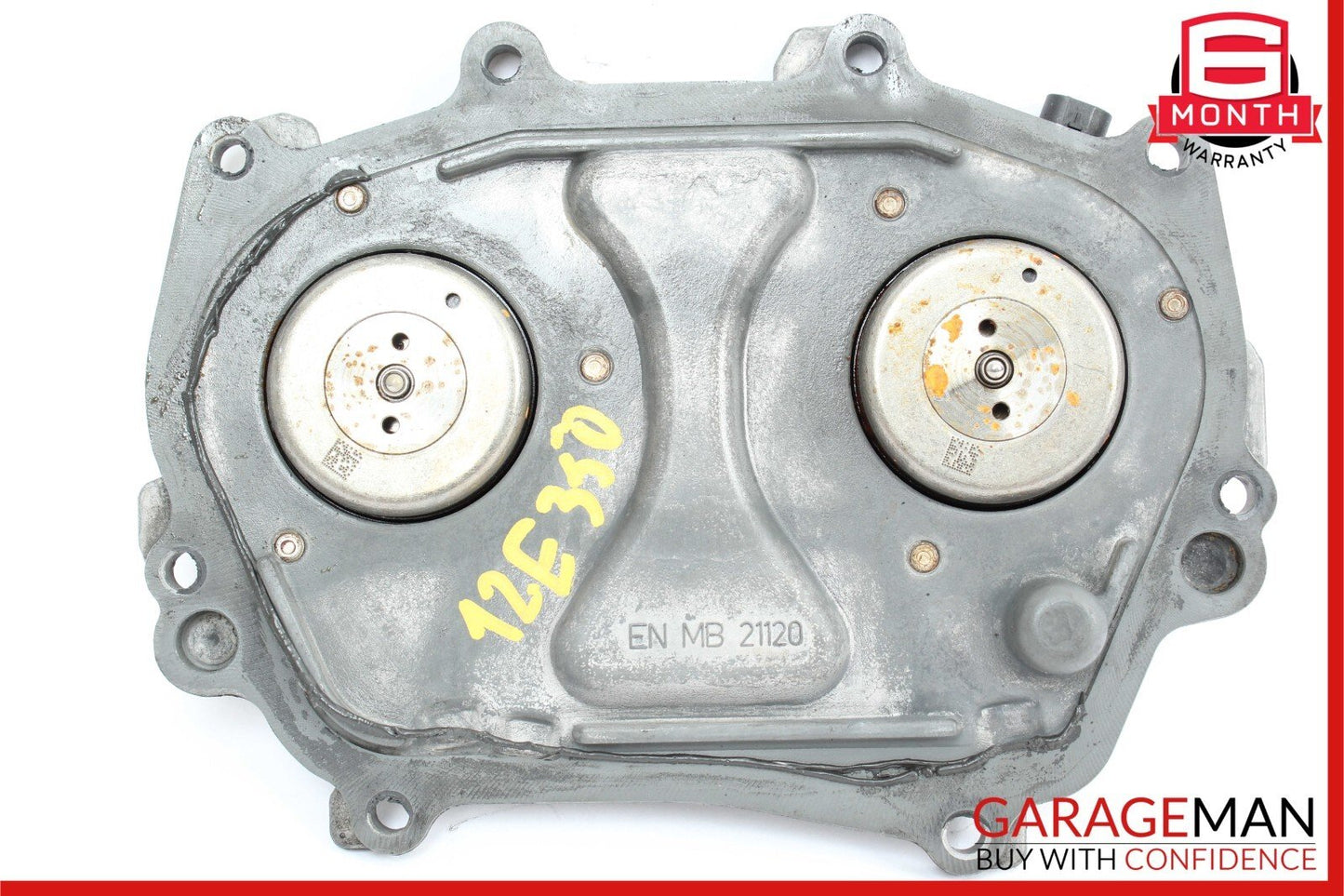12-18 Mercedes C300 E350 Front Left / Right Side Engine Timing Chain Cover Plate
