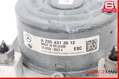 15-20 Mercedes W205 C300 ABS Anti Lock Brake Pump Control Module 2054313612 OEM