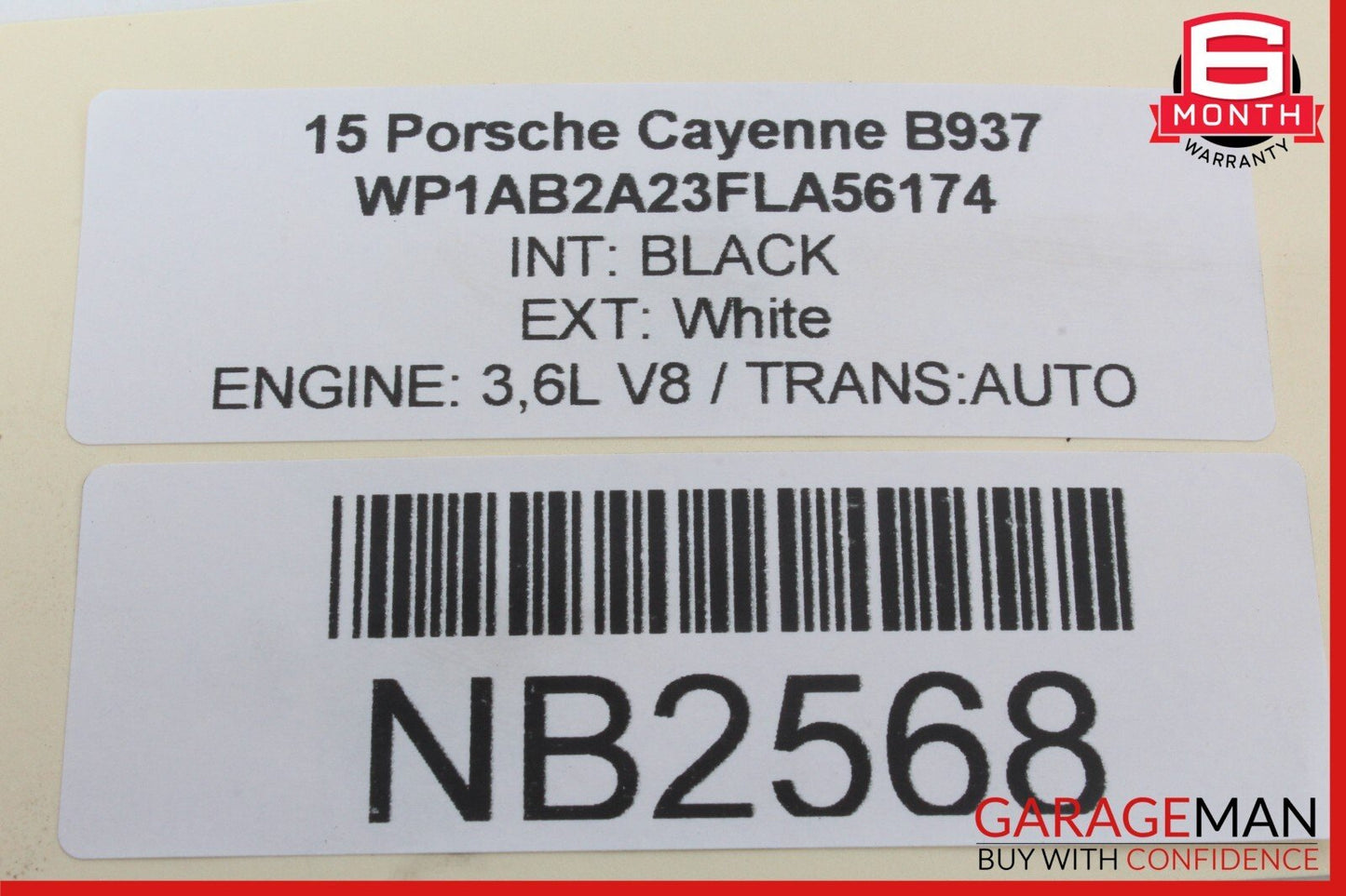 11-18 Porsche Cayenne 958 Front Left Side Door Lock Latch Actuator OEM