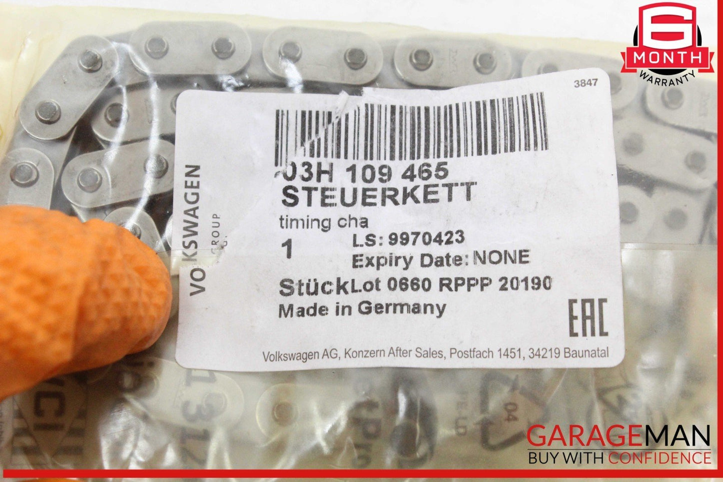 07-09 Audi Q7 Volkswagen Touareg Timing Chain 03H109465 OEM