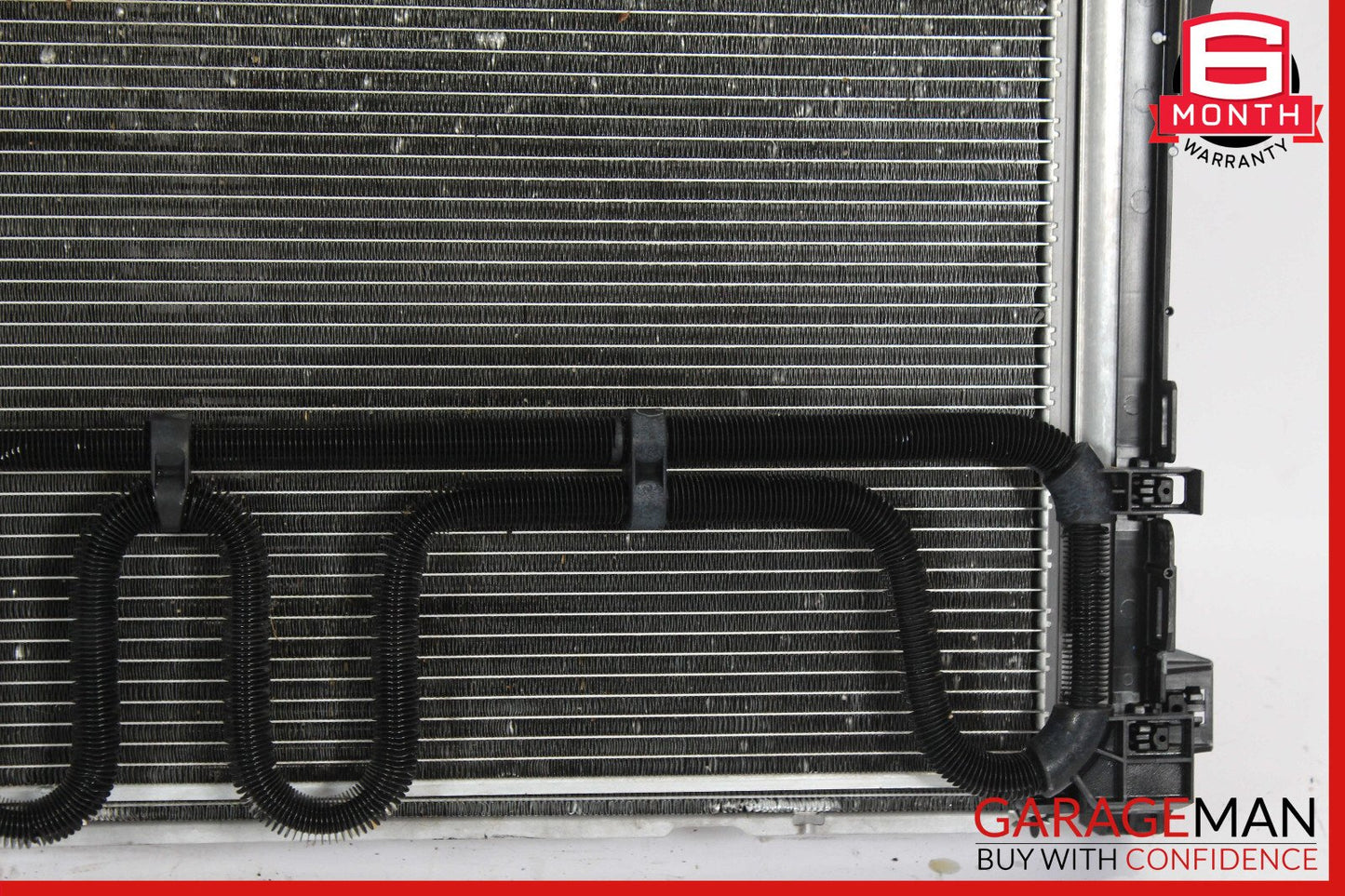 12-16 Mercedes R172 SLK350 Engine Cooling Radiator AC Condenser Assembly OEM