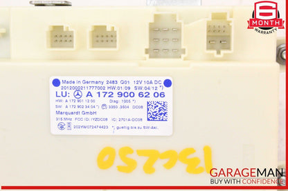 10-15 Mercedes W204 C250 CGI C300 Keyless Go Entry Control Module 1729006206 OEM