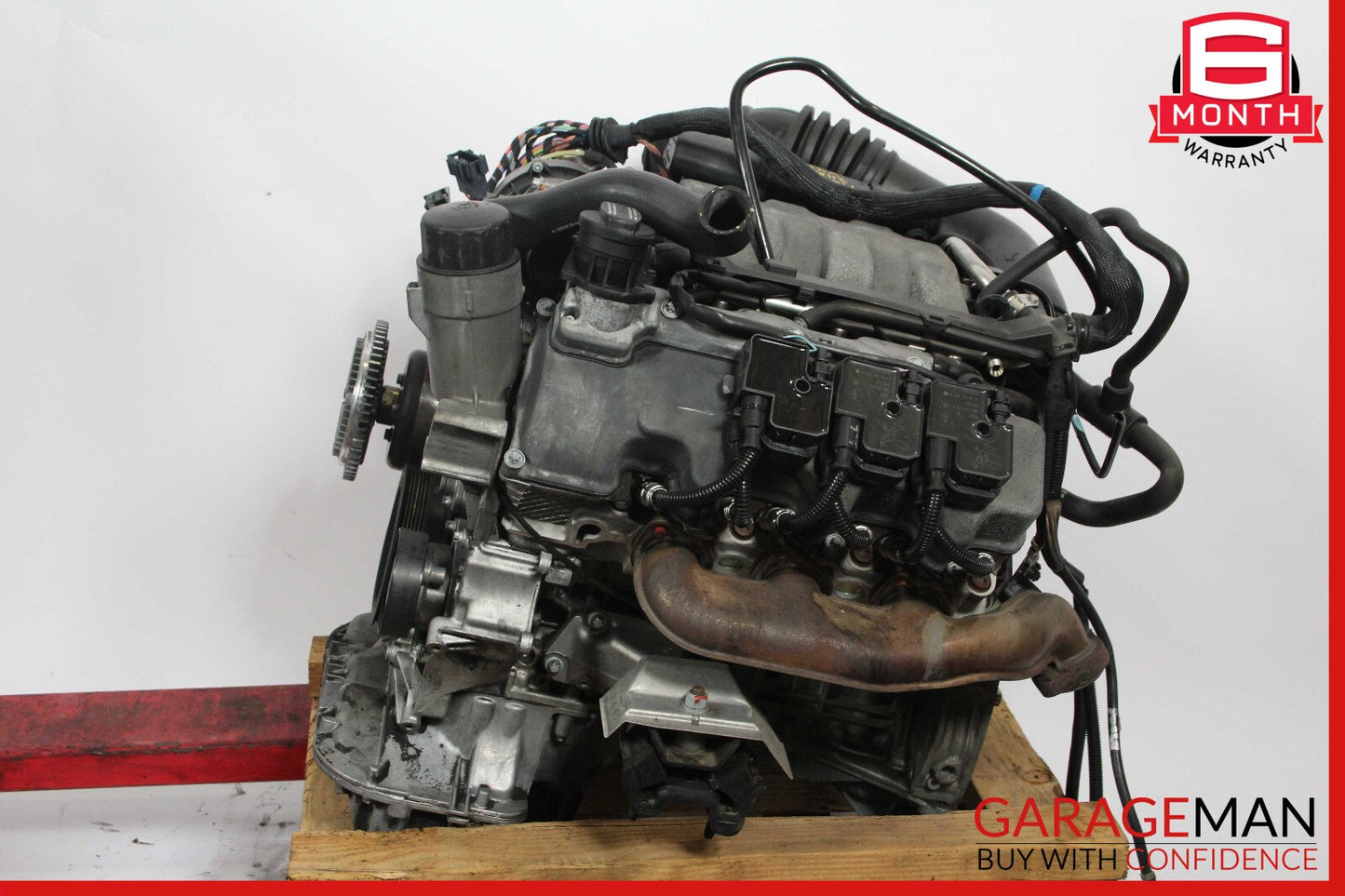 03-05 Mercedes W163 ML350 Engine Motor Block Assembly 3.7L V6 M112 OEM 211k