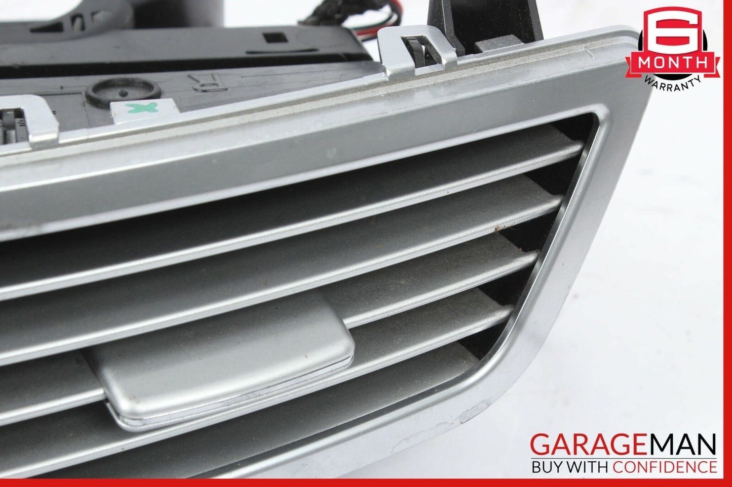07-13 Mercedes W221 S450 S550 Dashboard Center Dash A/C Air Vent Trim Clock OEM