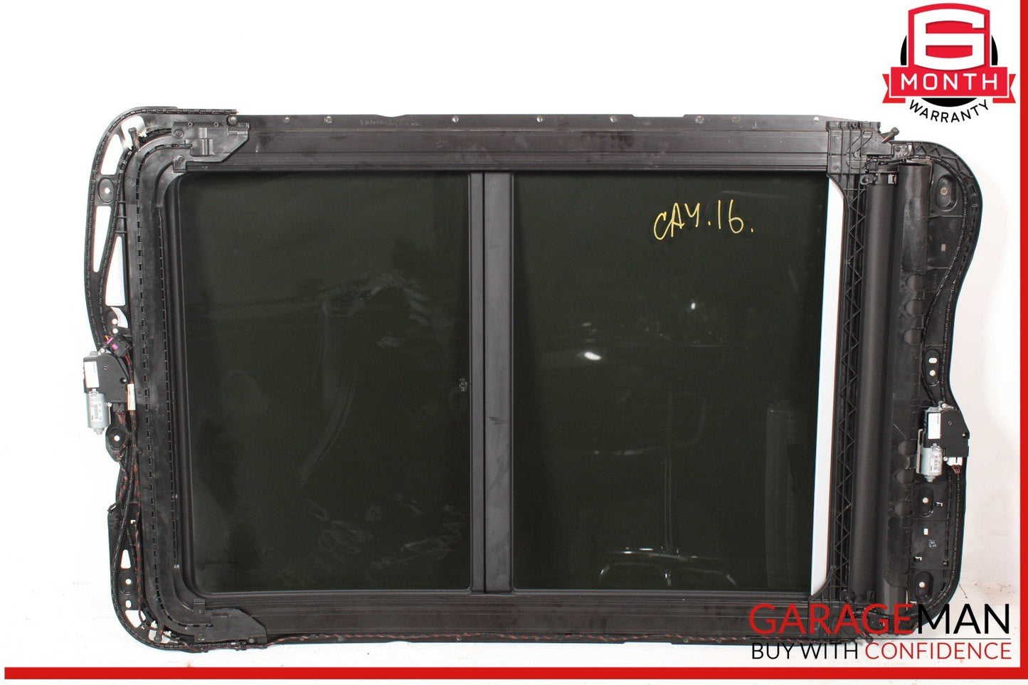 11-18 Porsche Cayenne 958 Panoramic Roof Glass Frame Black OEM