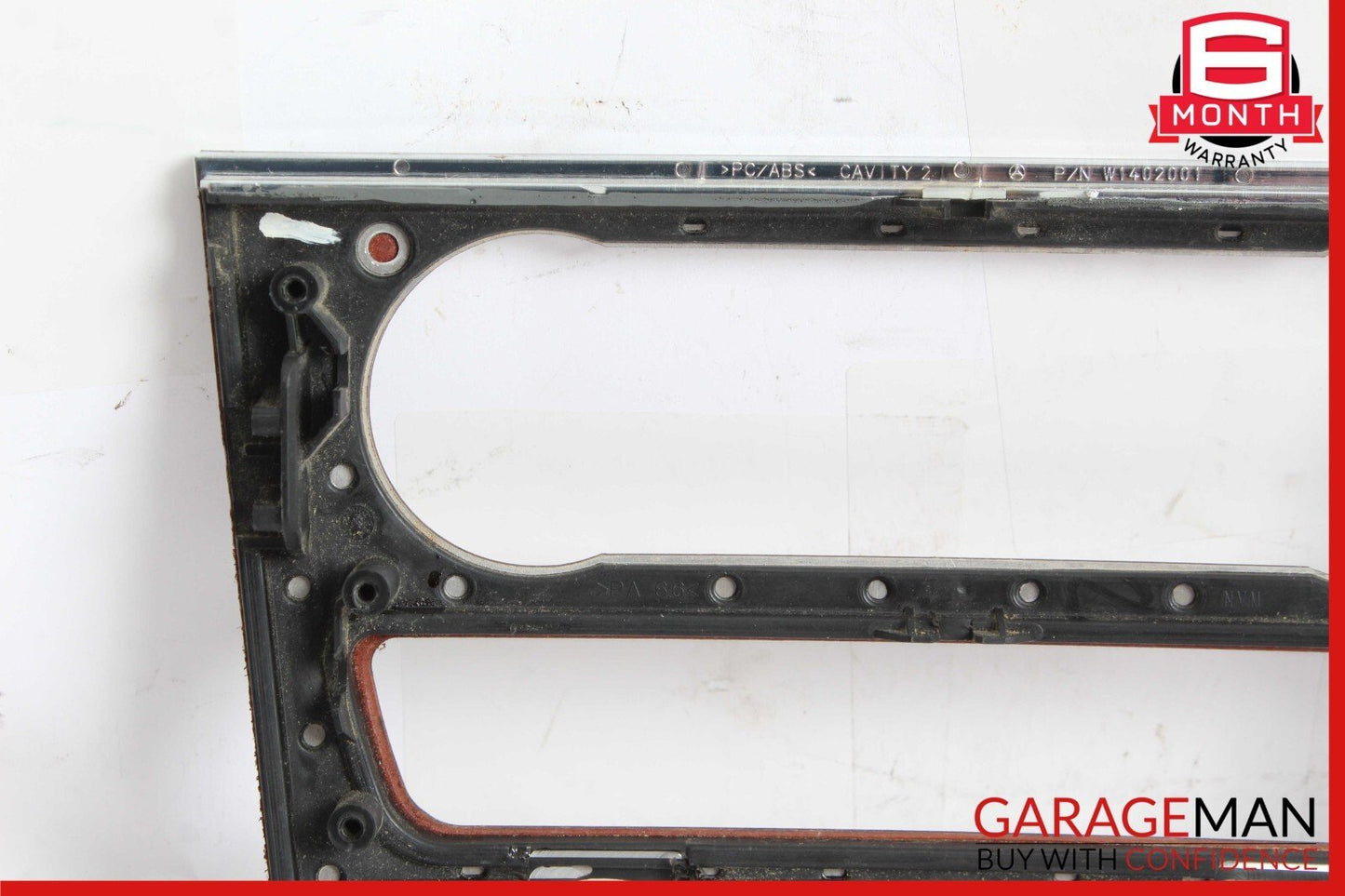 06-12 Mercedes X164 GL450 ML500 Center Console Control Trim Bezel Cover Wood
