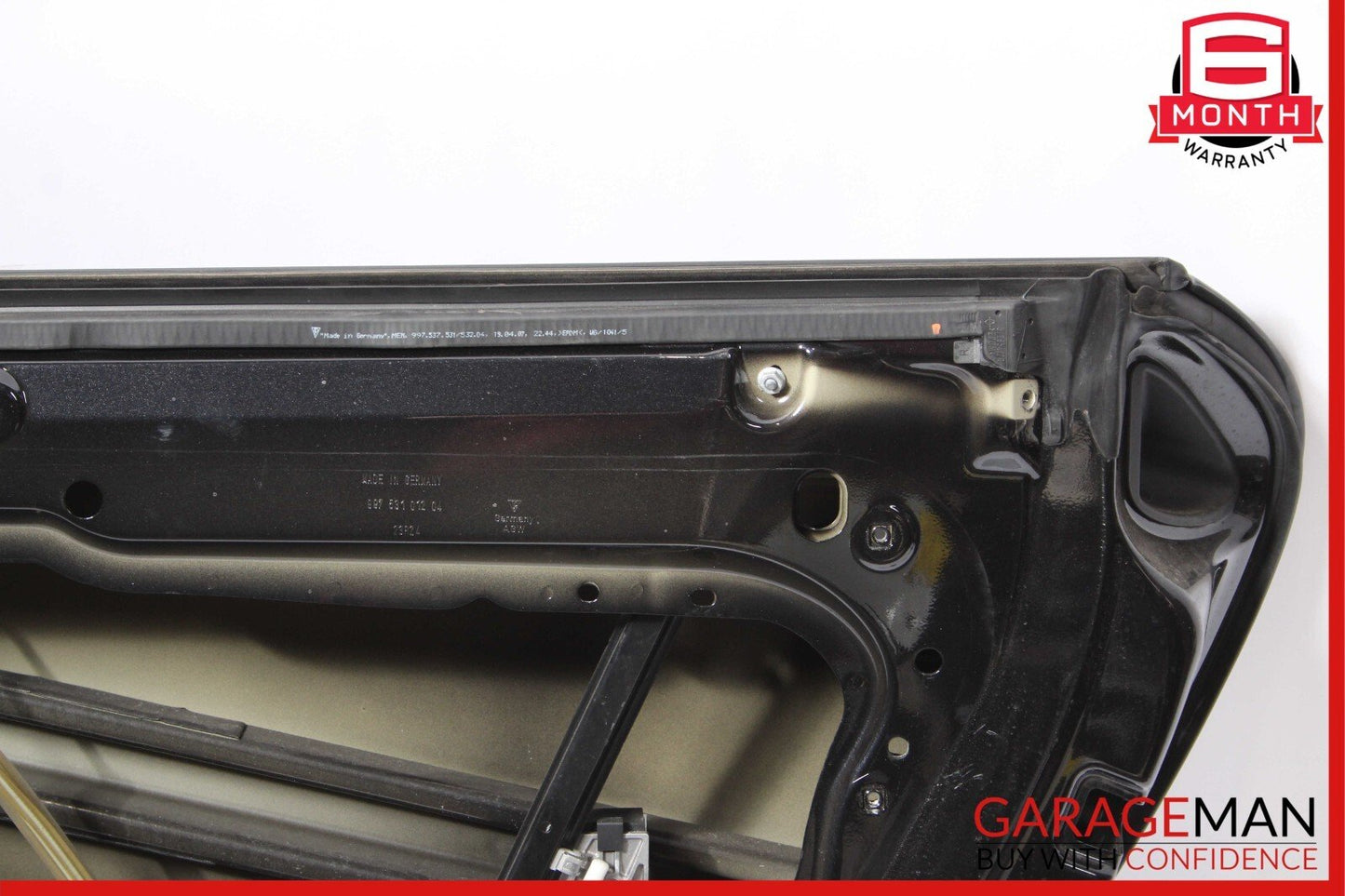 05-12 Porsche Boxster 987 Front Right Side Exterior Door Shell Frame Black OEM