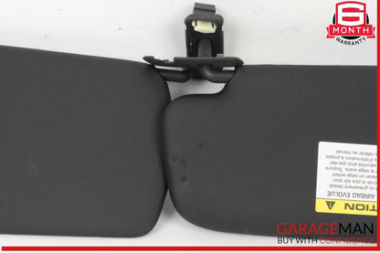 11-14 Porsche Cayenne 958 S Sun Visor Sunvisor Front Right Side Black OEM