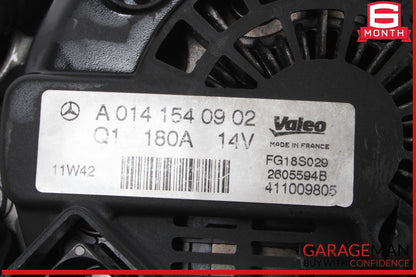 11-20 Mercedes W207 E550 CLS550 SL550 Generator Alternator 180A 0009068601 OEM