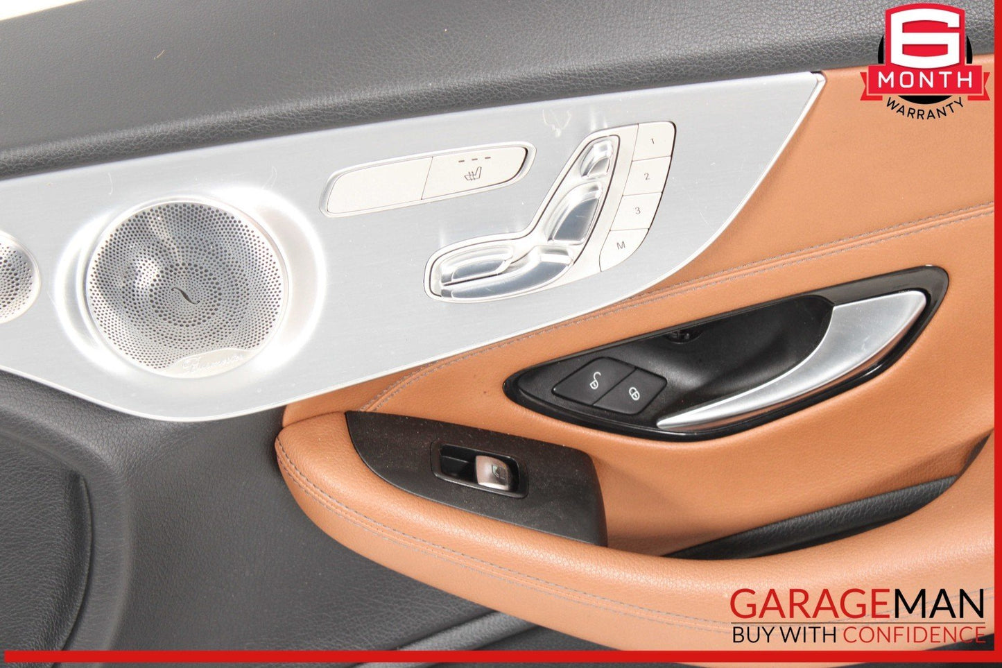17-21 Mercedes W205 C300 C63 AMG Coupe Front Right Side Interior Door Panel OEM