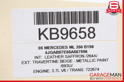 02-05 Mercedes W163 ML350 ML55 AMG D-Pillar Tweeter Speaker Rear Right Side OEM