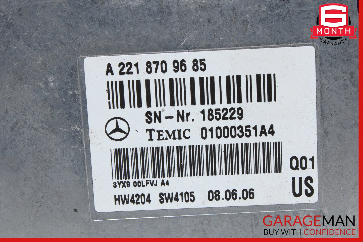 07-14 Mercedes W221 S550 CL550 Voice Language Communication Control Module OEM