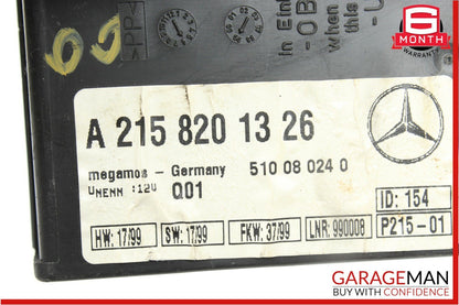 00-02 Mercedes W215 CL500 CL600 CL55 AMG Anti Theft Tow Alarm Control Module Q01