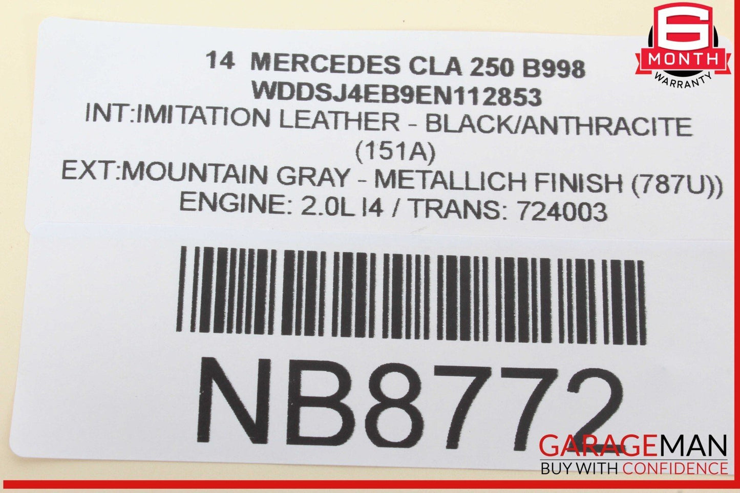 12-20 Mercedes W117 CLA250 CLA45 AMG Parking Brake Release Handle 2469050451 OEM