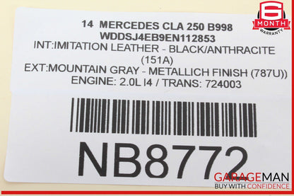 12-20 Mercedes W117 CLA250 CLA45 AMG Parking Brake Release Handle 2469050451 OEM