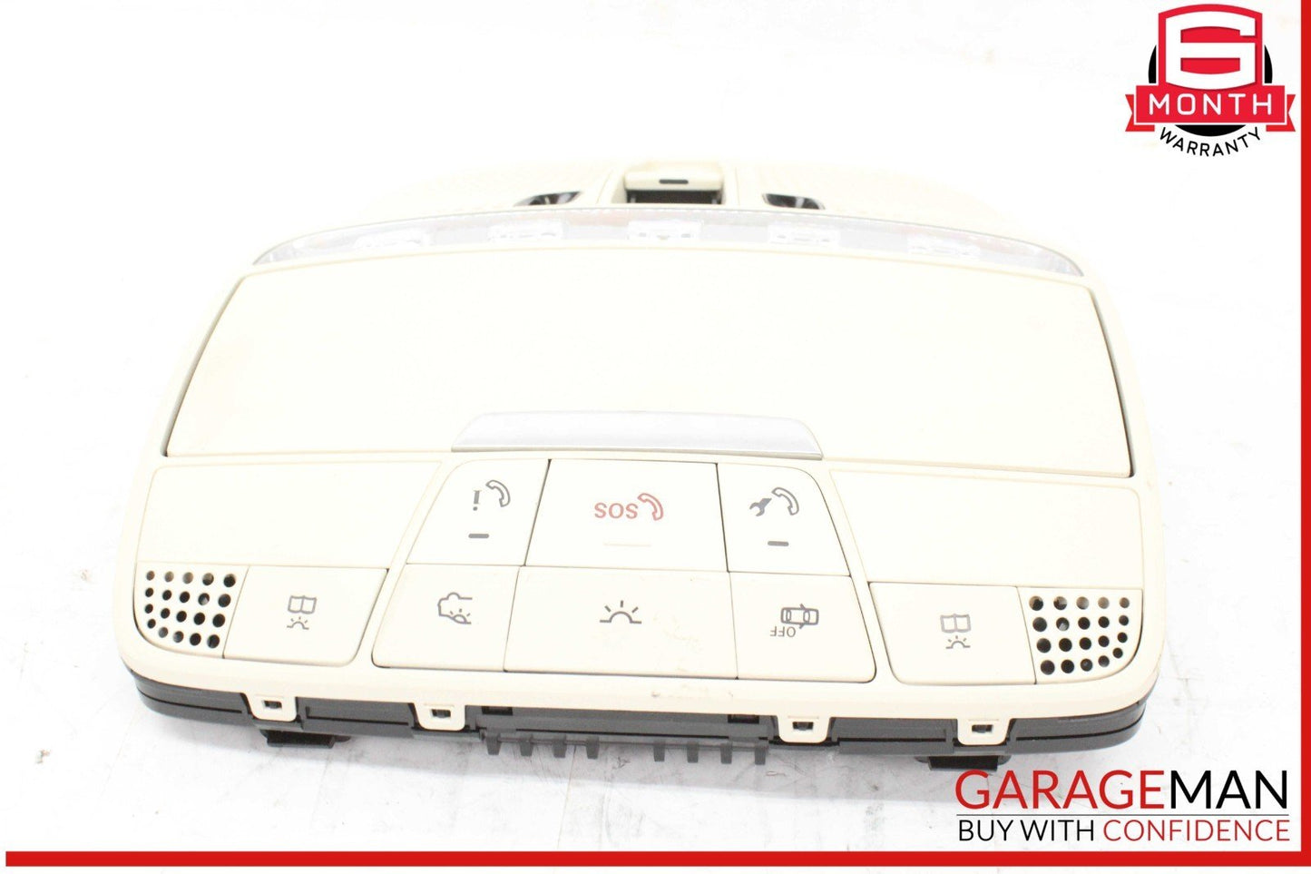 15-18 Mercedes W205 C300 Front Top Upper Overhead Dome Light Lamp Beige OEM