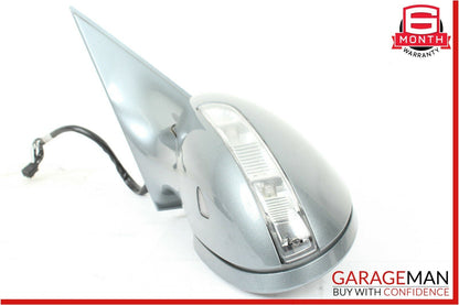 07-09 Mercedes W221 S550 Front Left Driver Side Mirror Door Rear View Silver