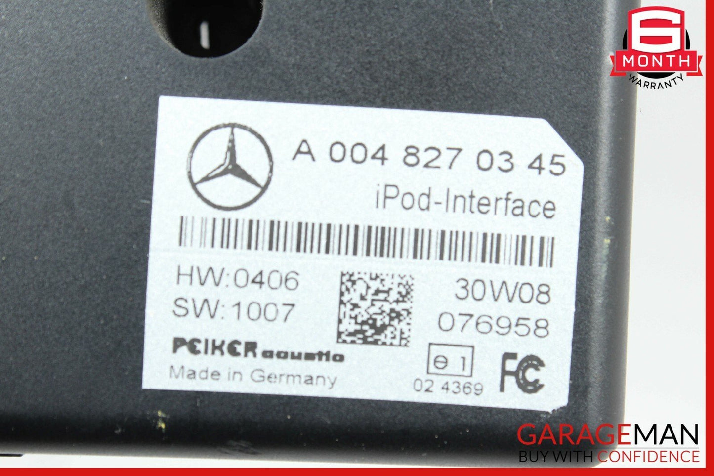 08-11 Mercedes W204 C350 C250 iPod iPhone Interface Multimedia Audio Control OEM