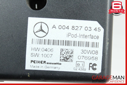 08-11 Mercedes W204 C350 C250 iPod iPhone Interface Multimedia Audio Control OEM