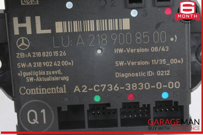 08-18 Mercedes W212 E350 CLS500 C250 Rear Left Side Door Control Module Unit OEM
