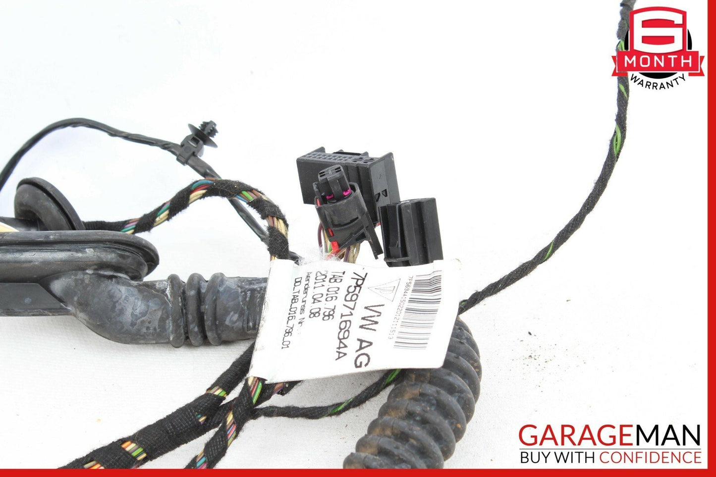11-17 Porsche Cayenne 958 Rear Left Side Door Loom Harness Wire Wiring Assembly