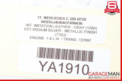 08-18 Mercedes W204 C250 E350 Rear Left or Right Side Lower Thrust Control Arm