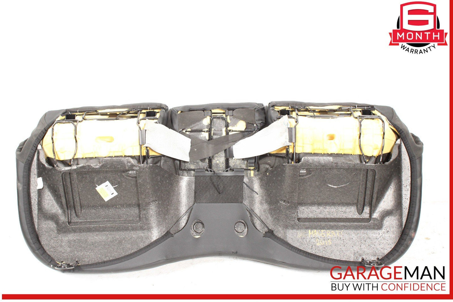 14-22 Maserati Ghibli M157 Rear Seat Cushion Lower Bottom Black OEM