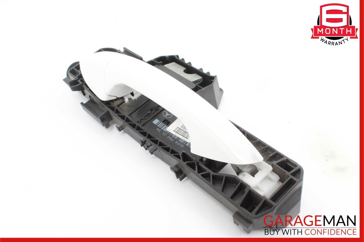 12-14 Mercedes W204 C250 Rear Left Driver Side Exterior Door Handle Polar White