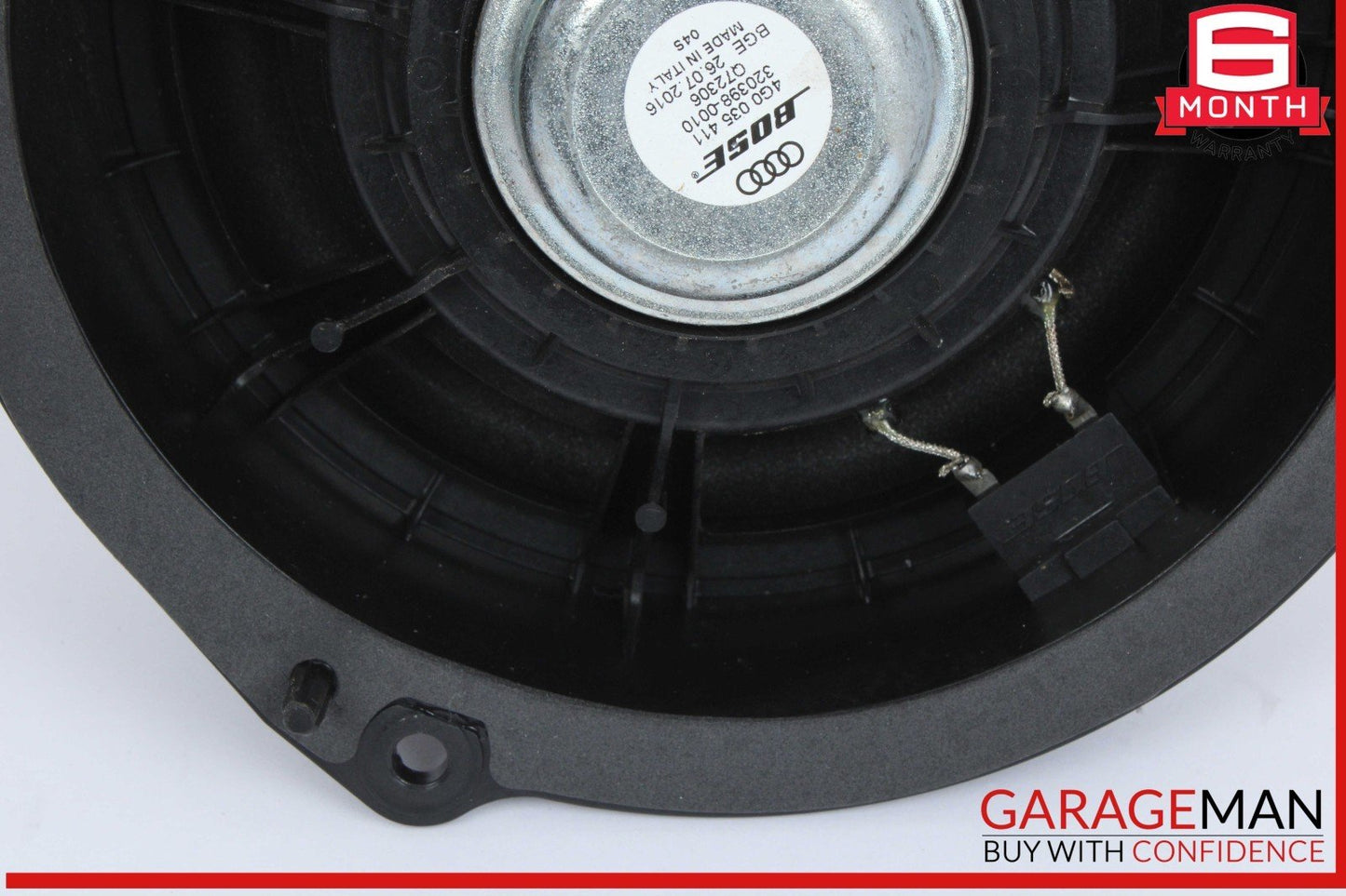12-18 Audi A6 Rear Left and Right Side Door Audio Sound Speaker Set 4G0035411