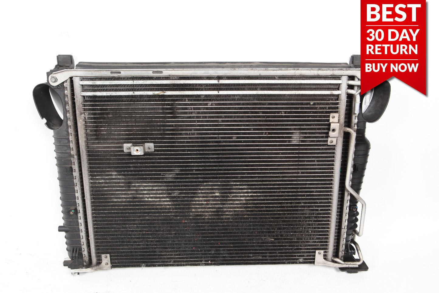 03-08 MERCEDES R230 SL500 SL55 FRONT RADIATOR AC A/C CONDENSER COMPLETE OEM
