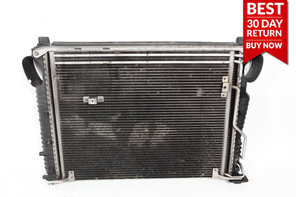 03-08 MERCEDES R230 SL500 SL55 FRONT RADIATOR AC A/C CONDENSER COMPLETE OEM