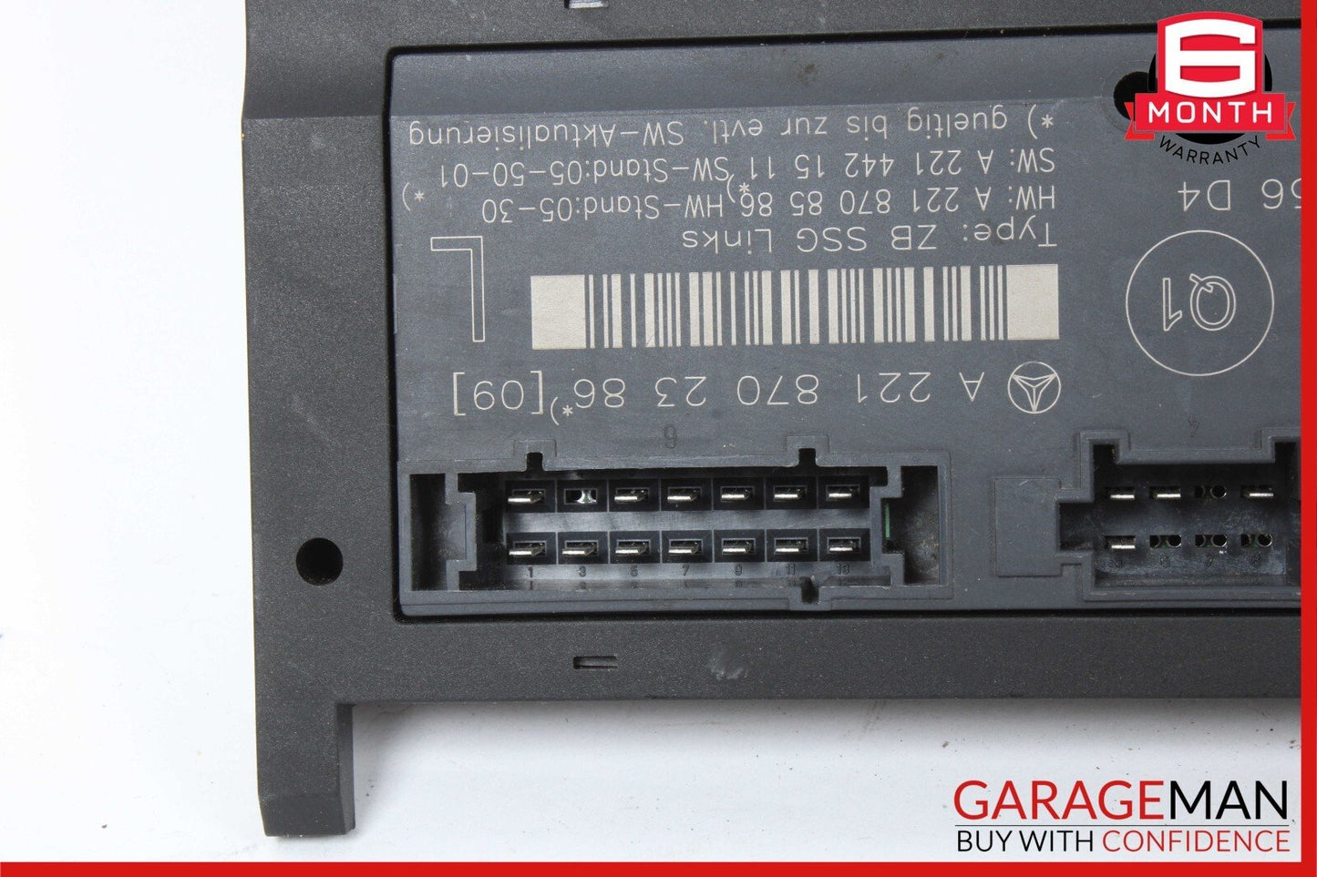 07-13 Mercedes W221 S500 S550 Front Left Side Under Seat Controller Module Unit