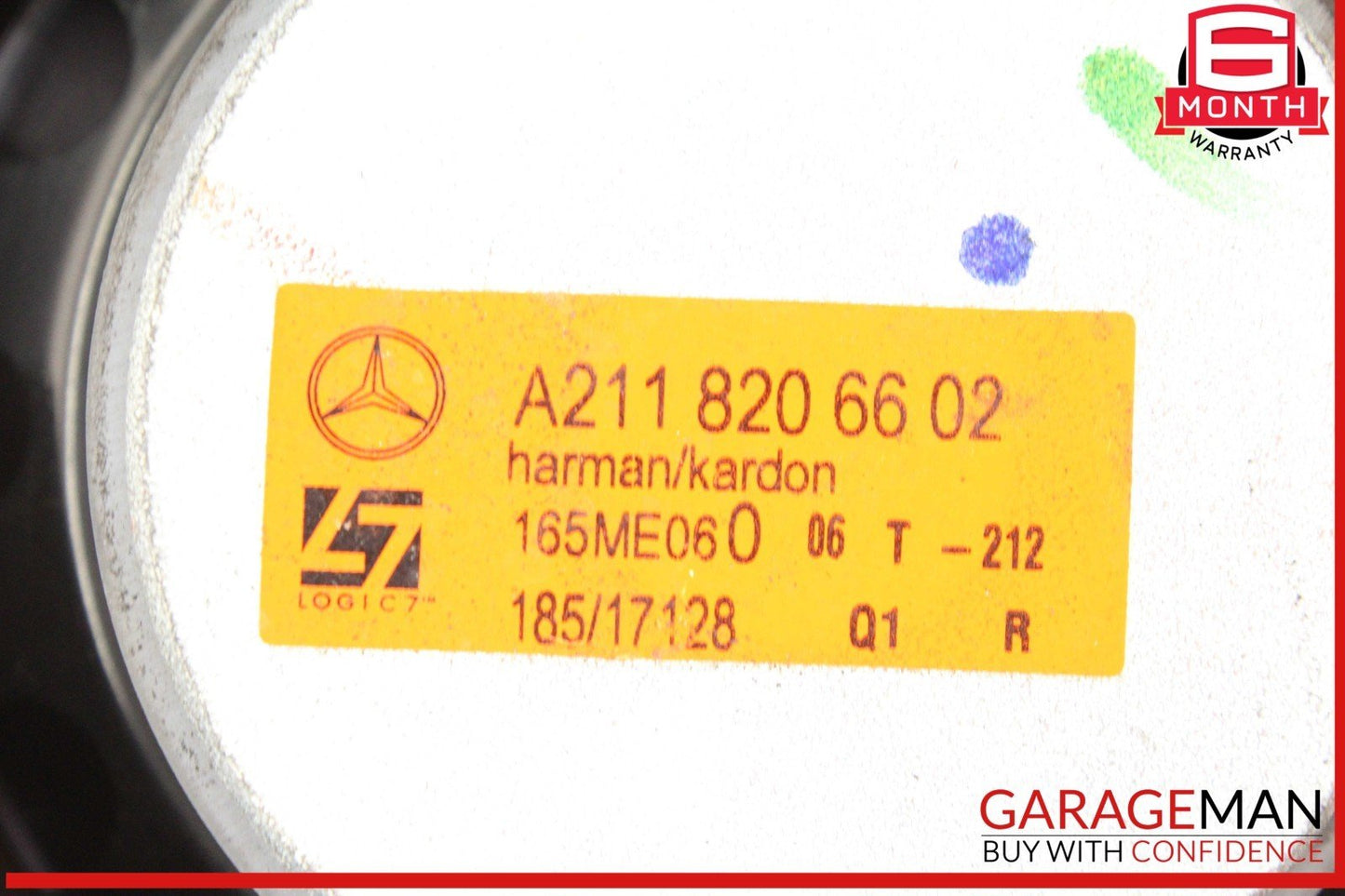 07-09 Mercedes W211 E550 E500 Front Right Side Door Audio Sound Speaker OEM