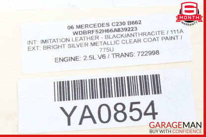 01-07 Mercedes W203 C230 Rear Right Passenger Side Upper Control Arm OEM