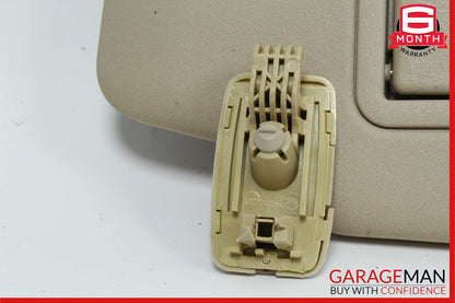 08-14 Mercedes W204 C300 C350 Front Right Side Sun Visor Sunvisor Shade Beige
