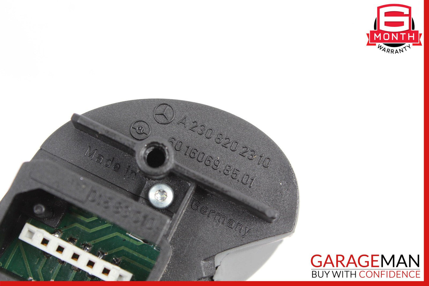 03-11 Mercedes R230 SL500 SL550 Steering Wheel Control Switch Button Grey
