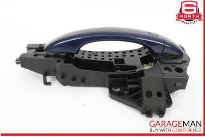 14-17 Audi SQ5 Rear Left Driver Side Exterior Door Handle Blue OEM