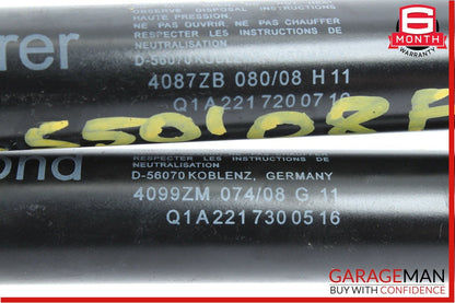 07-13 Mercedes W221 S550 S600 Rear & Front Door Shock Cylinder Set of 2 Pc