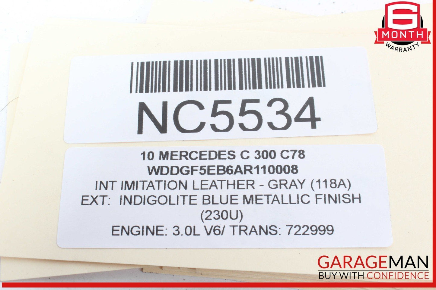 08-14 Mercedes W204 C300 C250 Front Left Side Curved Wishbone Control Arm OEM